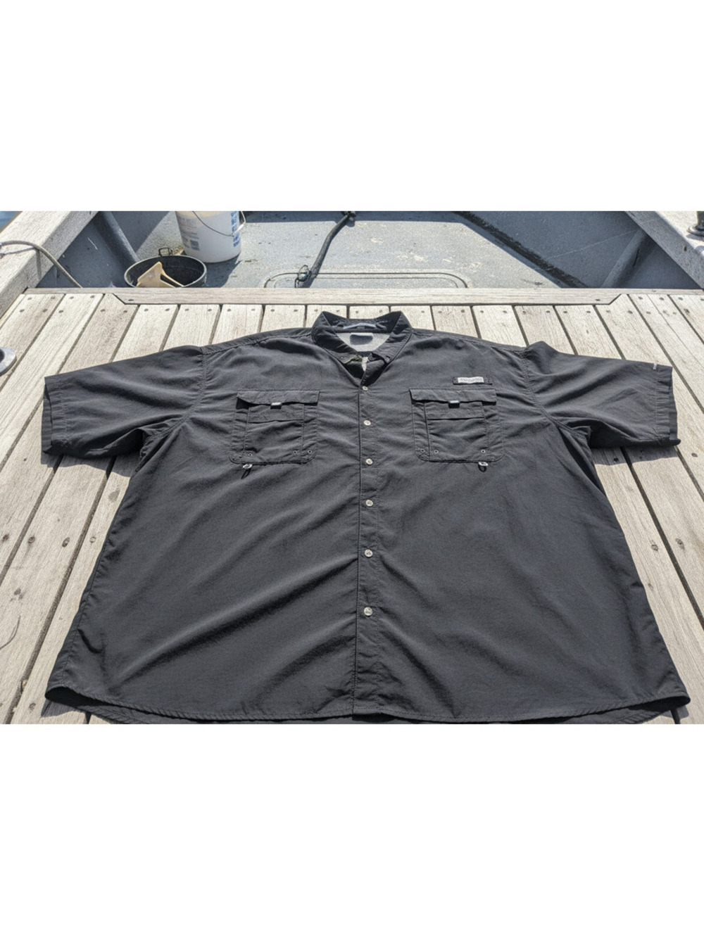 Columbia PFG Bahama Short Sleeve Fishing Shirt Size 4X
